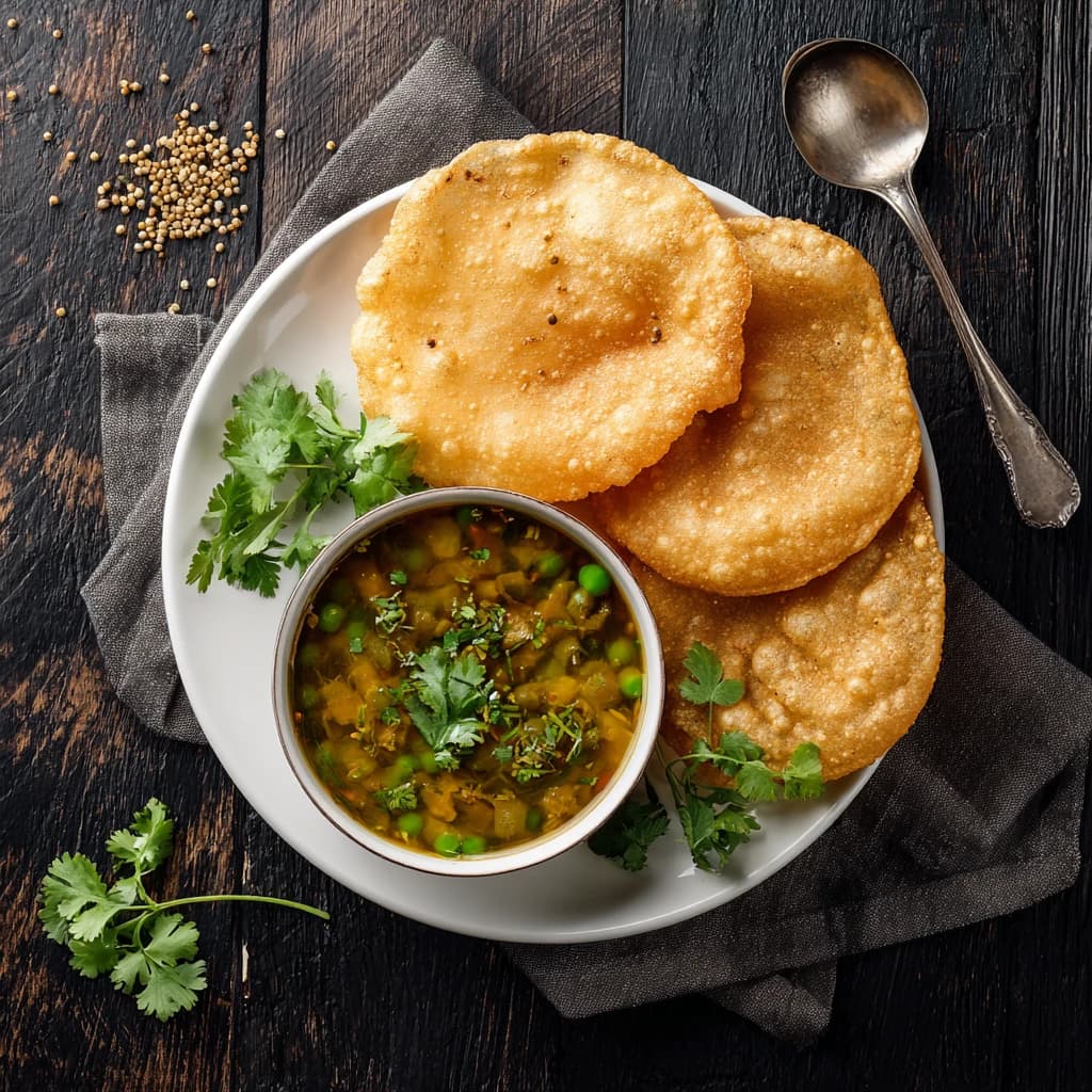 aloo matar poori Recipe Kit recipe