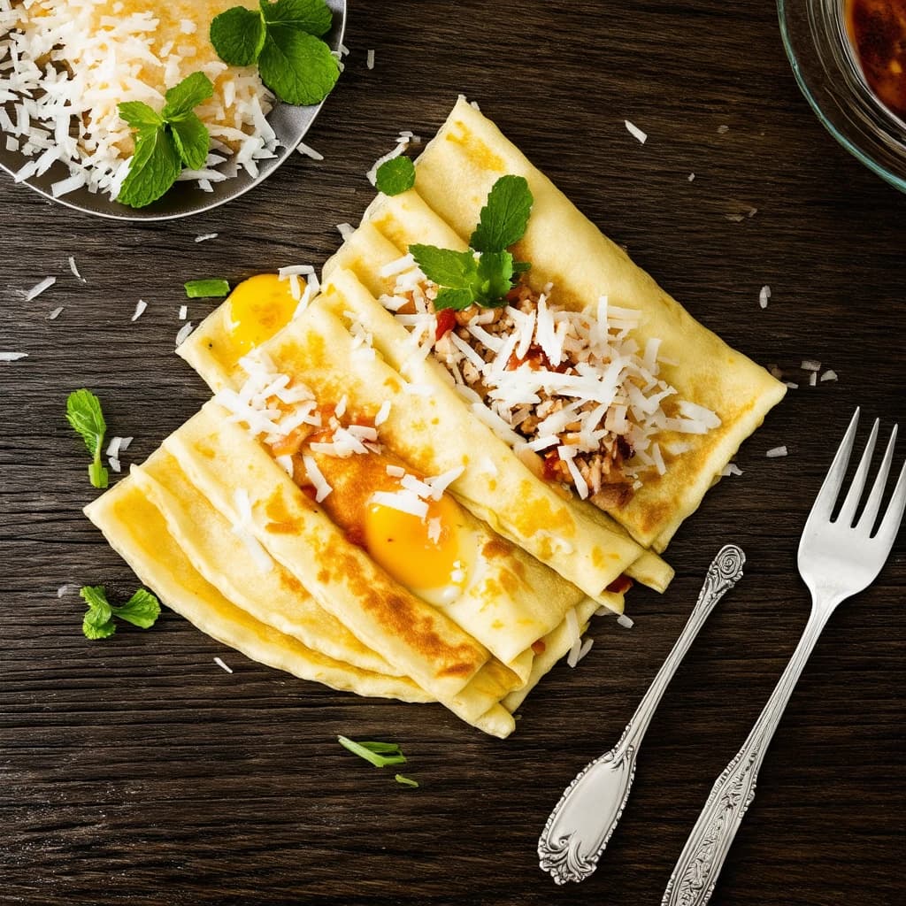 Khanom Buang Thai Crepes Recipe Kit recipe