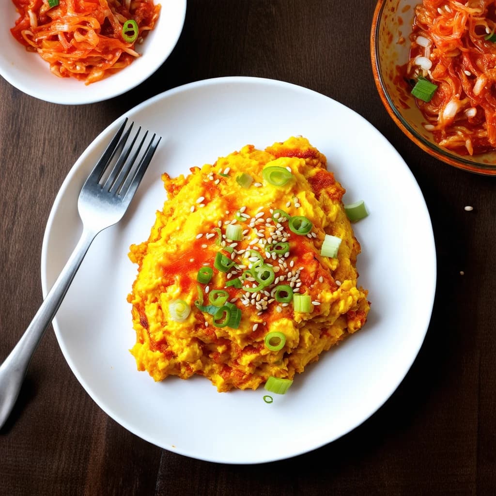 Kimchi Scrambled Eggs Recipe Kit  recipe