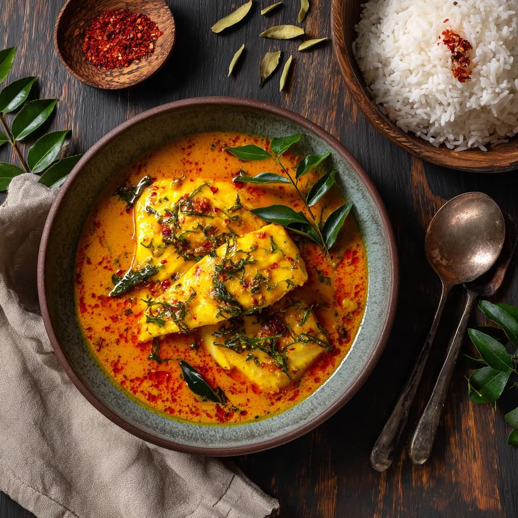 Matta Rice with Fish Curry Recipe Kit recipe