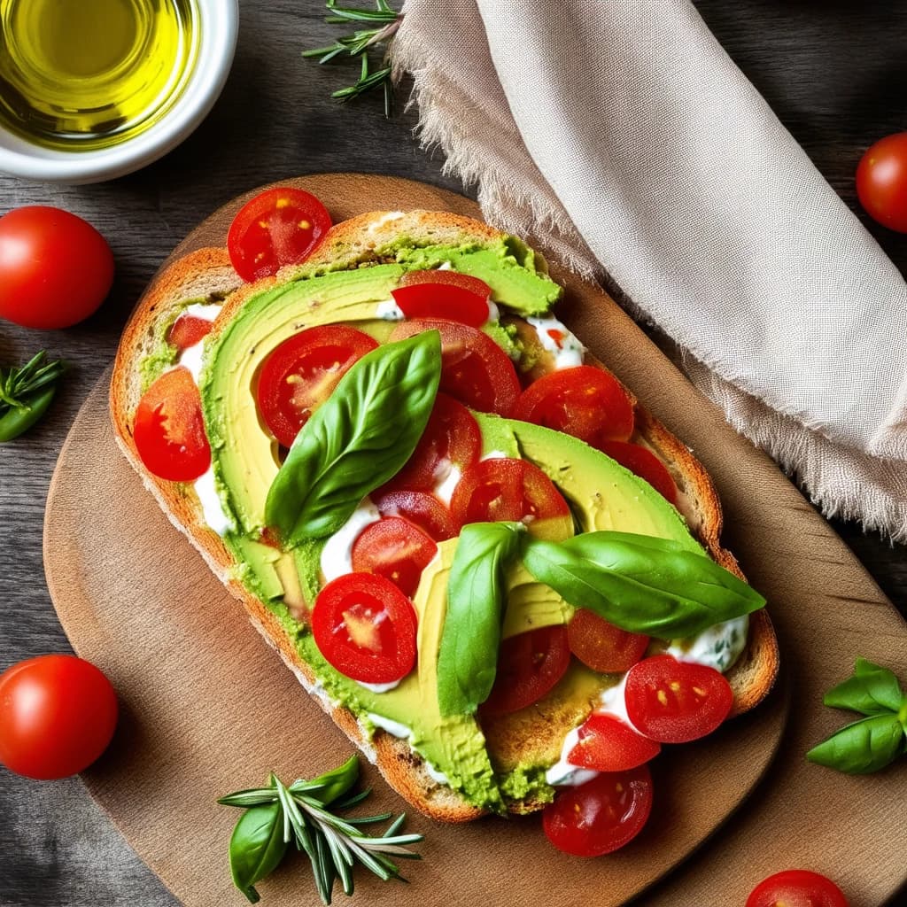 San Marzano Tomato Avocado Toast Recipe Kit recipe
