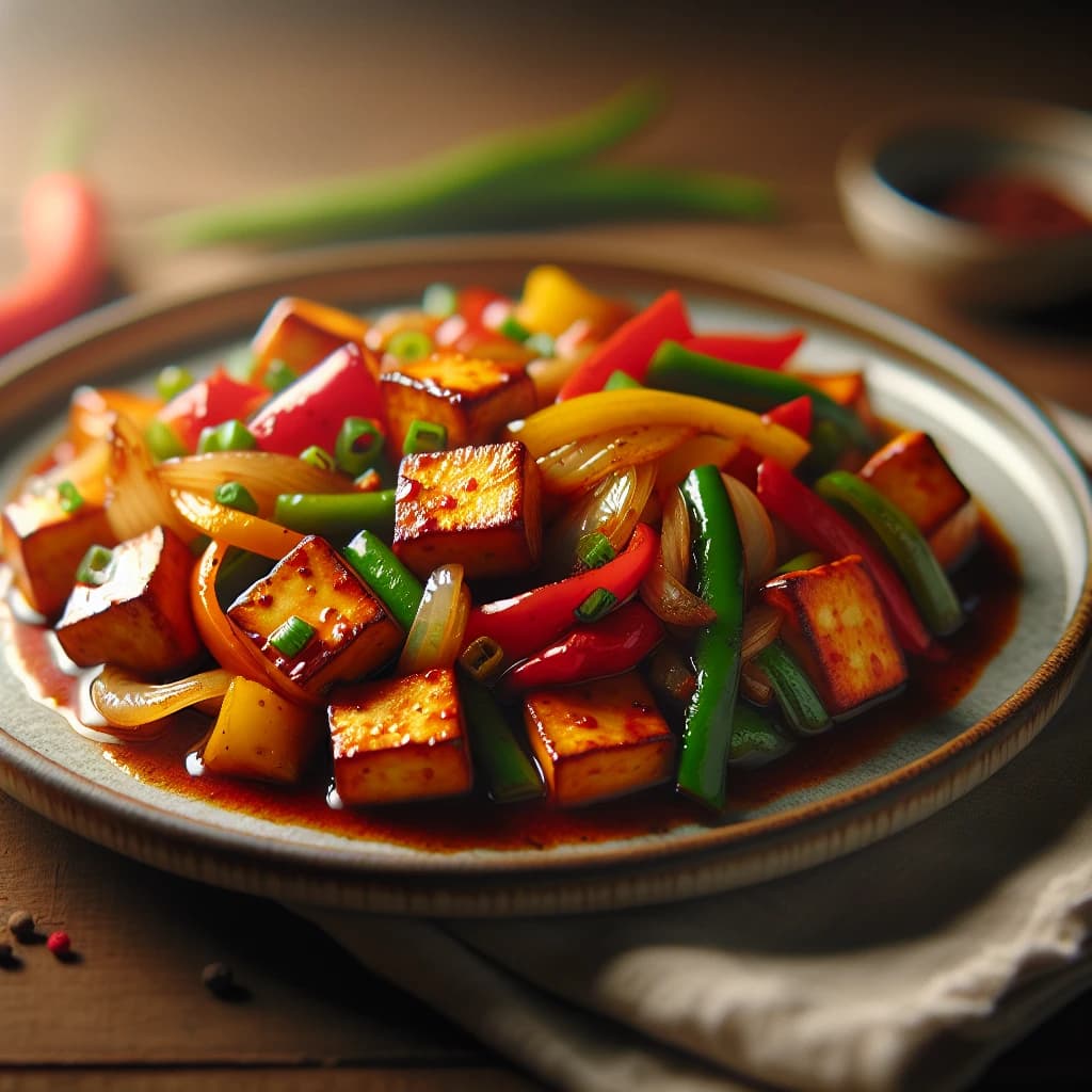 Schezwan Paneer Stir-Fry Recipe Kit recipe