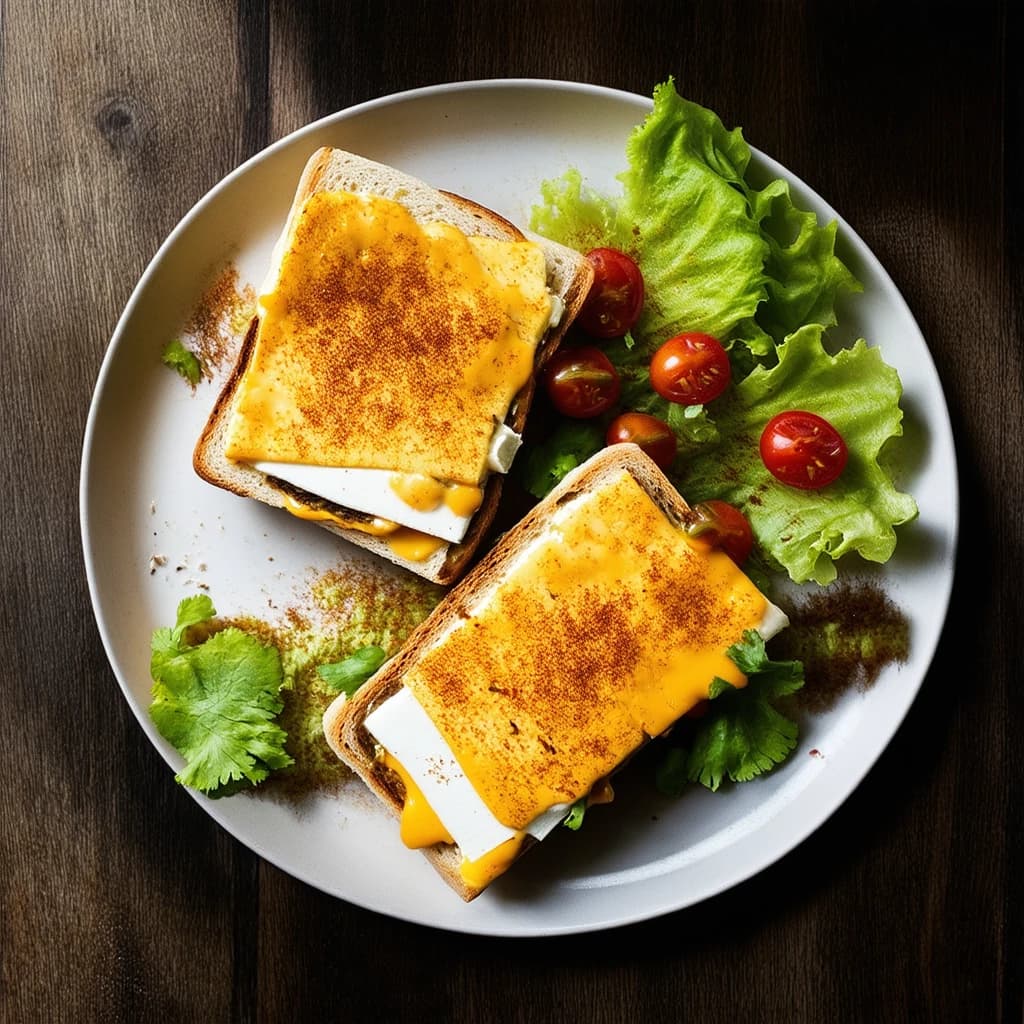 Smoked Paneer Sandwich Recipe Kit recipe