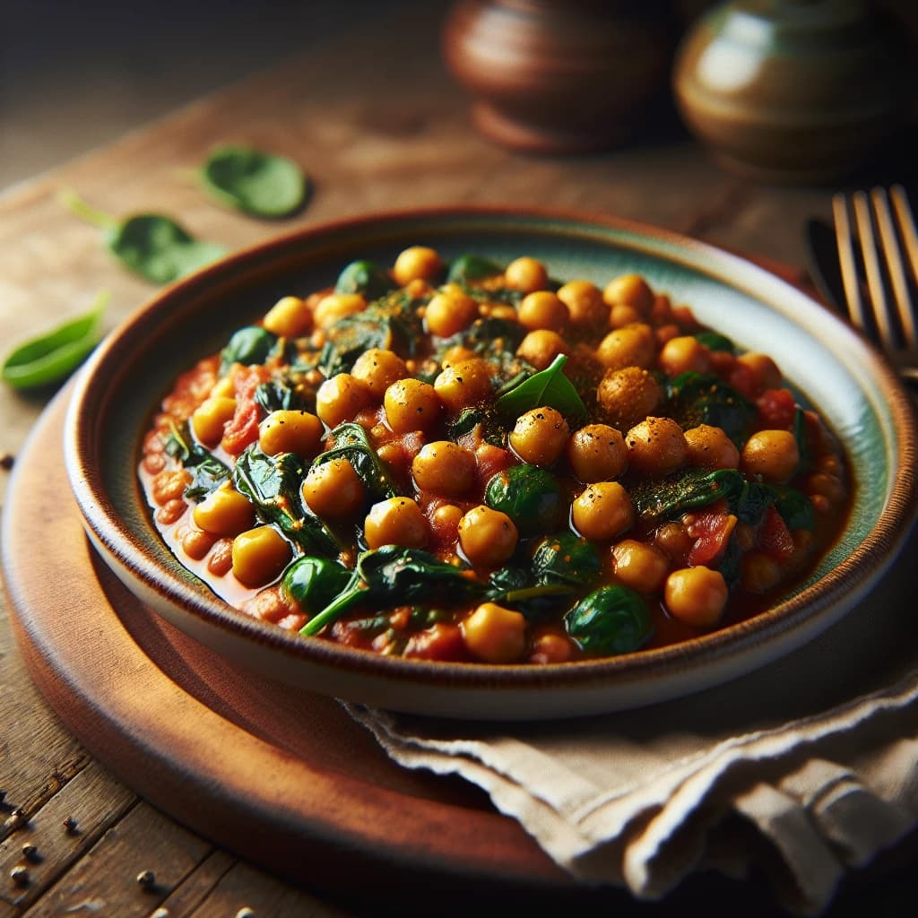 Spiced Chickpea and Spinach Stew Recipe Kit recipe
