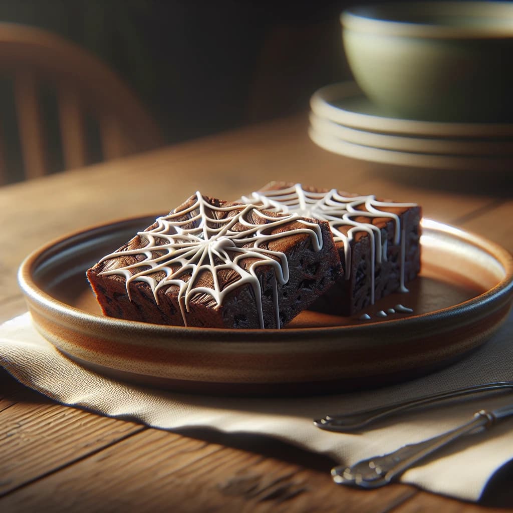 Spider Web Brownies Recipe Kit recipe