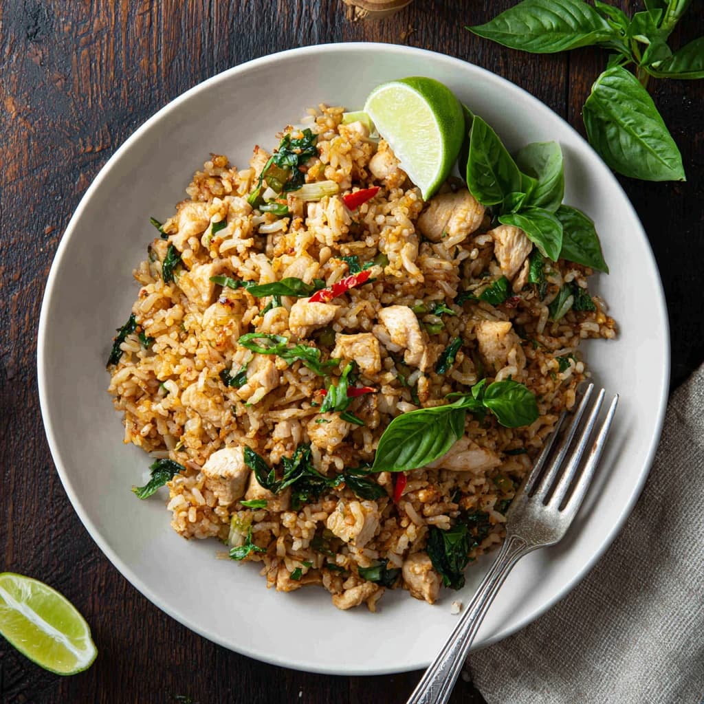 THAI BASIL FRIED RICE  Recipe Kit recipe