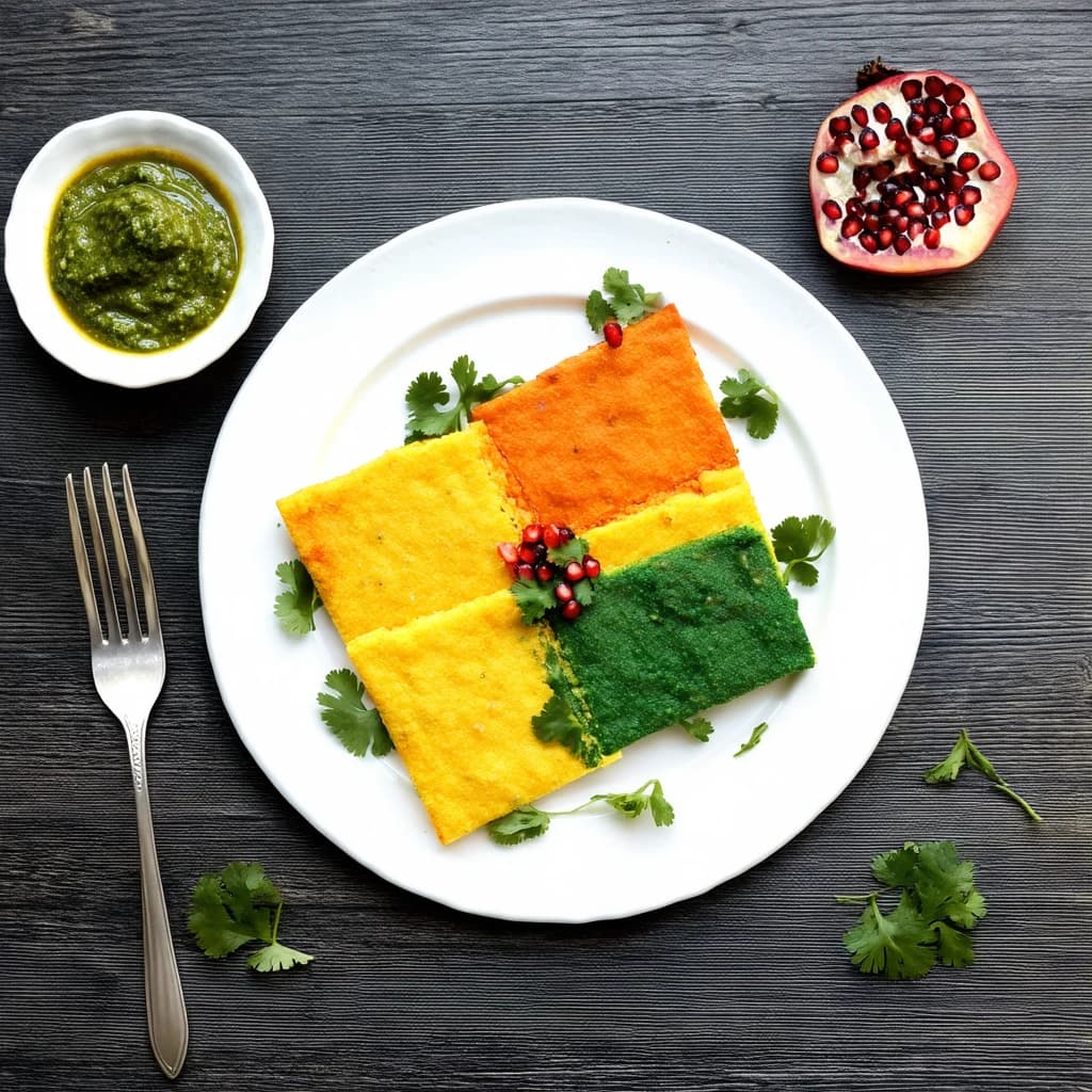 Tiranga Dhokla Recipe Kit recipe