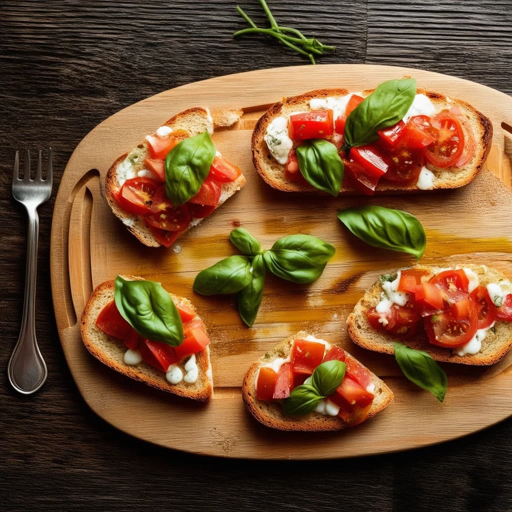 Tomato Basil Bruschetta Recipe Kit recipe