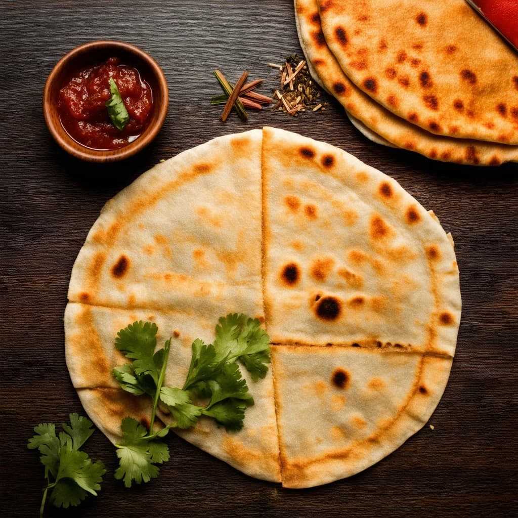 tri colour paratha Frankie Recipe Kit recipe