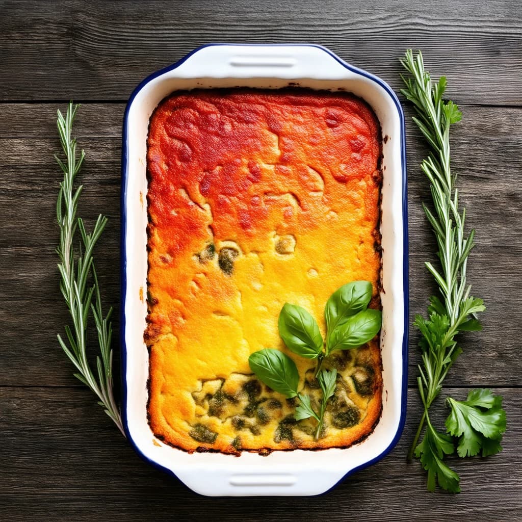Tricolour Bake Dish Recipe Kit recipe