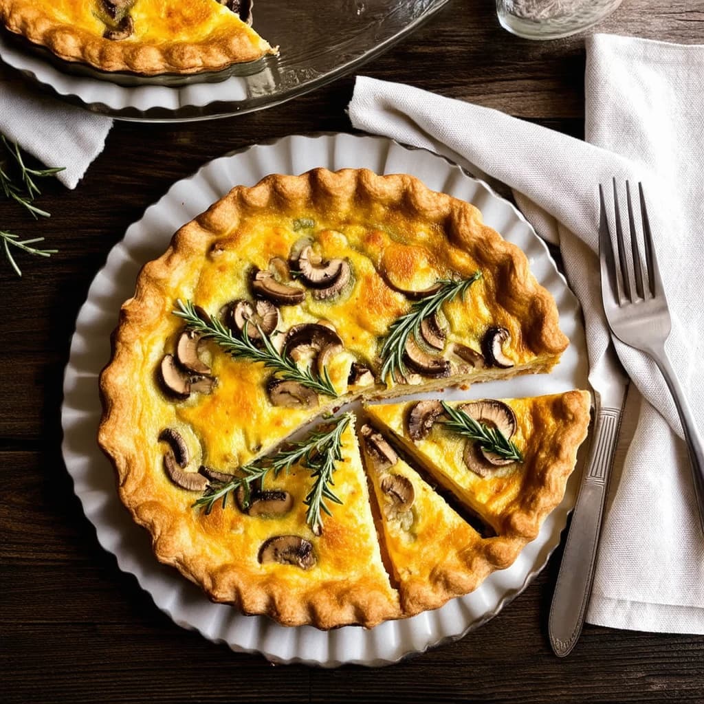 True Mushroom Quiche Recipe Kit recipe