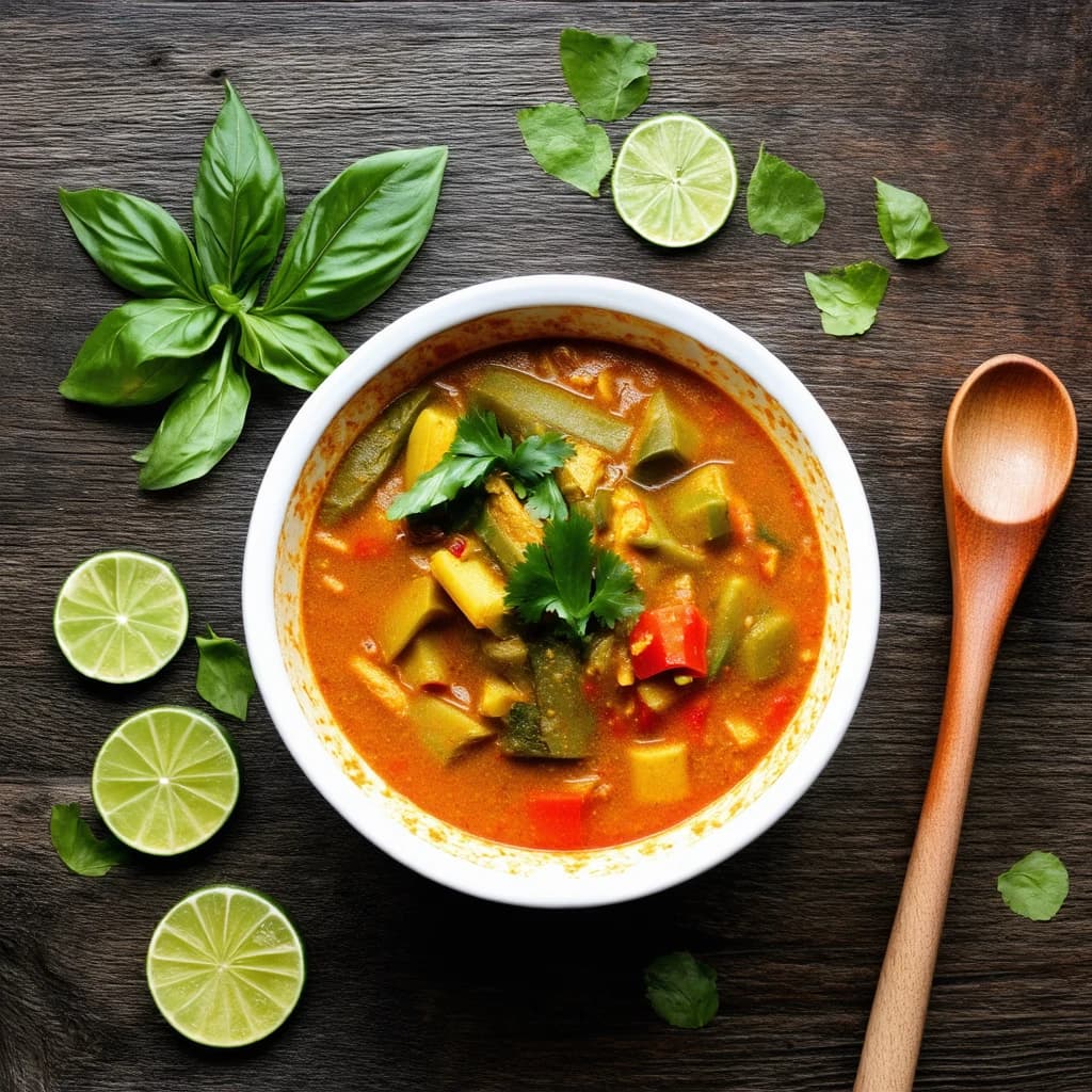 Veg Thai Red Curry Recipe Kit recipe