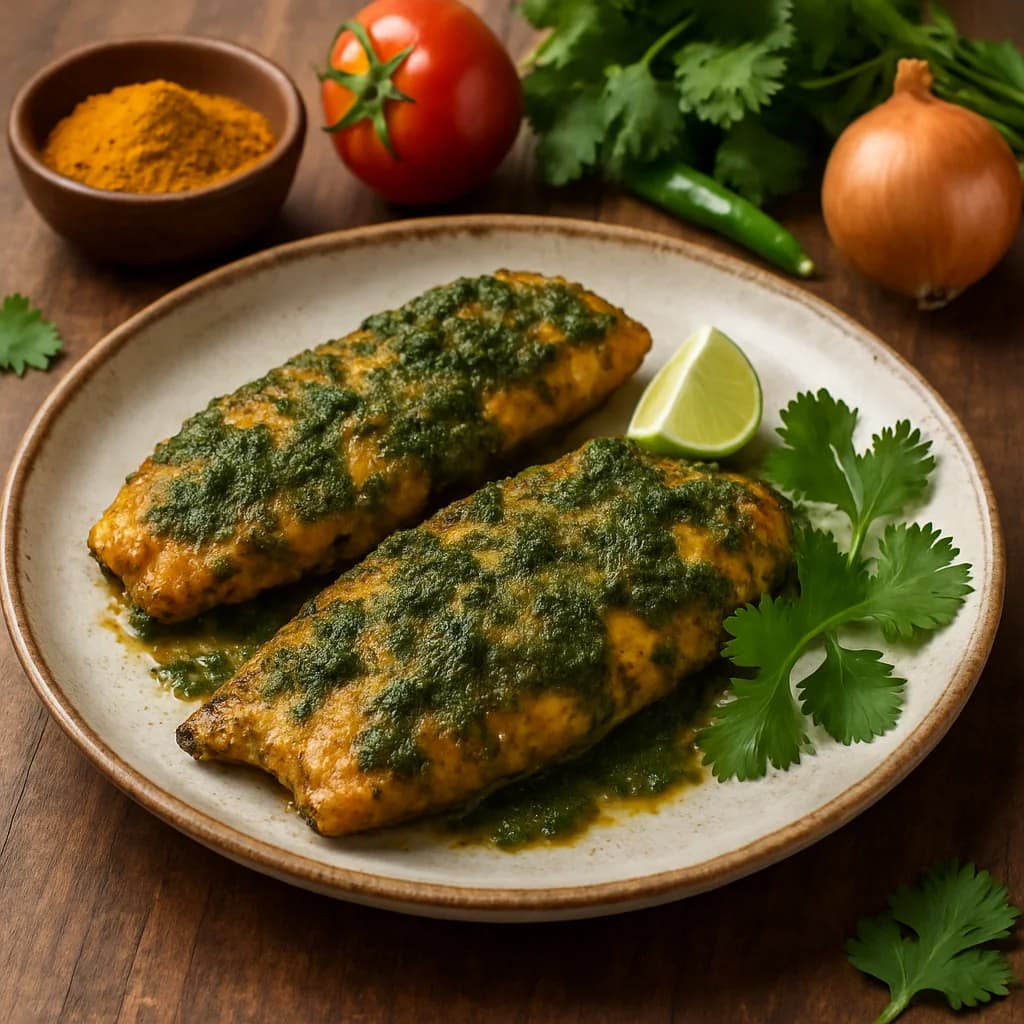 Baked Fish fillet with Herbs recipe