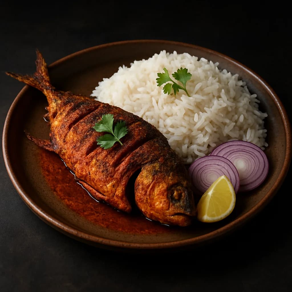 Bangda Fry with Rice recipe