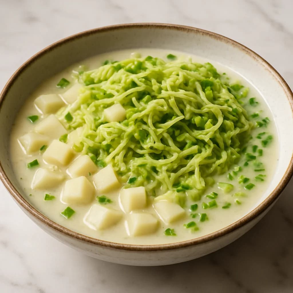 Berlin Style Kohlrabi Soup recipe