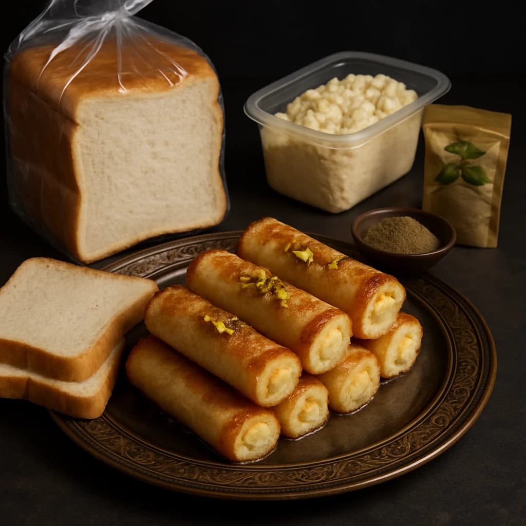bread mawa roll Recipe Kit recipe