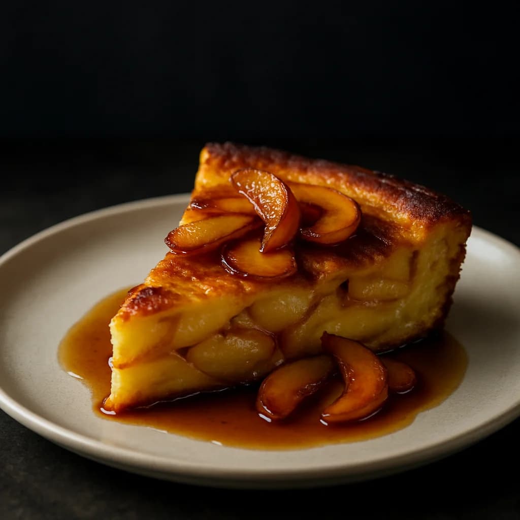 Caramelized Apple Clafoutis with Rum recipe