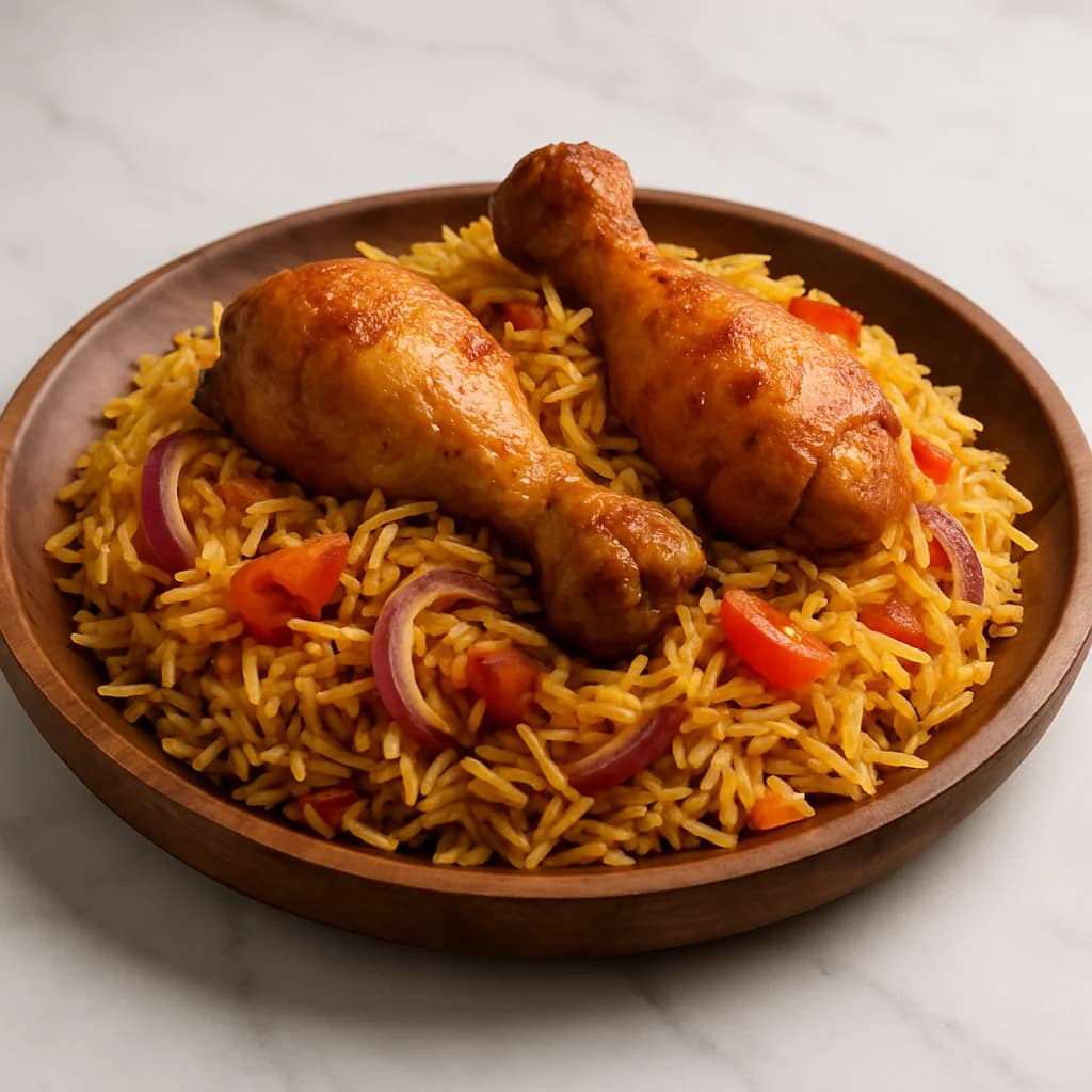 Spiced Firecracker Chettinad Biryani recipe