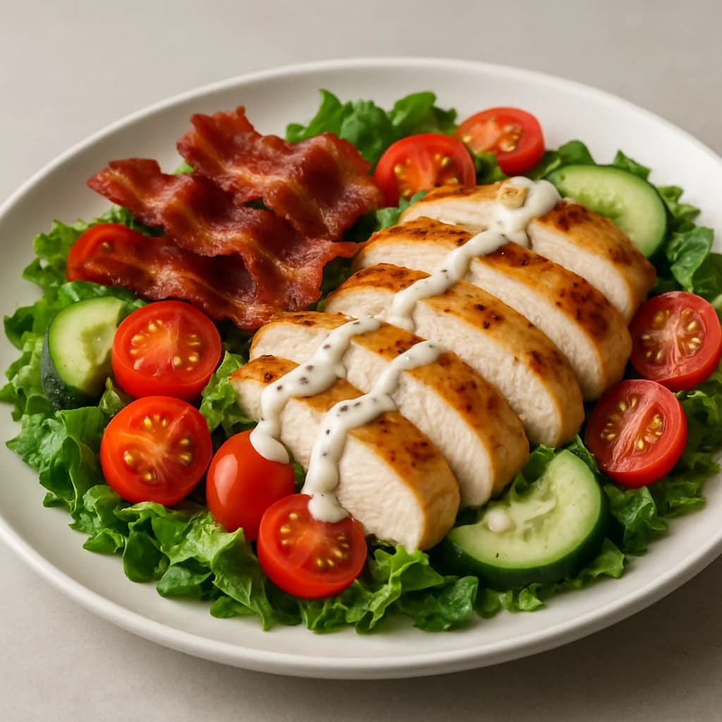 Chicken Bacon Ranch Salad recipe