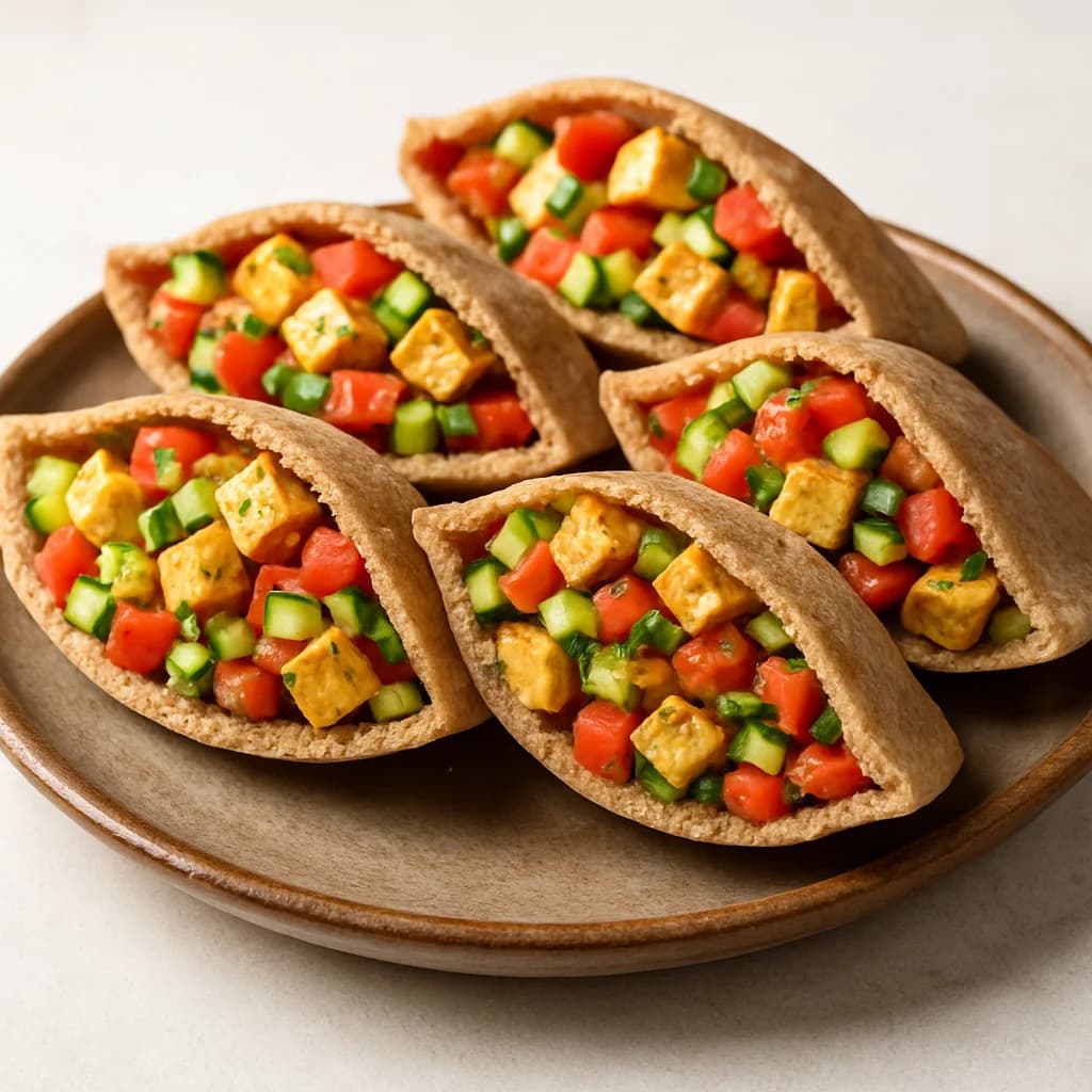 Chicken & Greek Salad Pita Pockets recipe