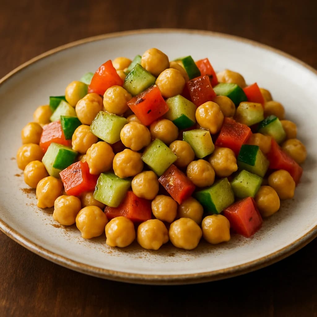 Chickpea Cucumber Salad recipe