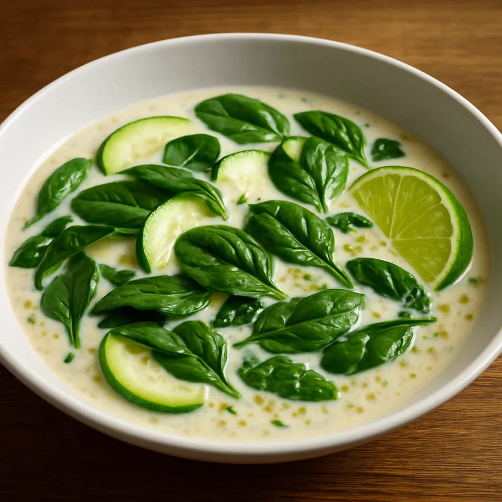 Coconut Lime Thai Herb Soup recipe