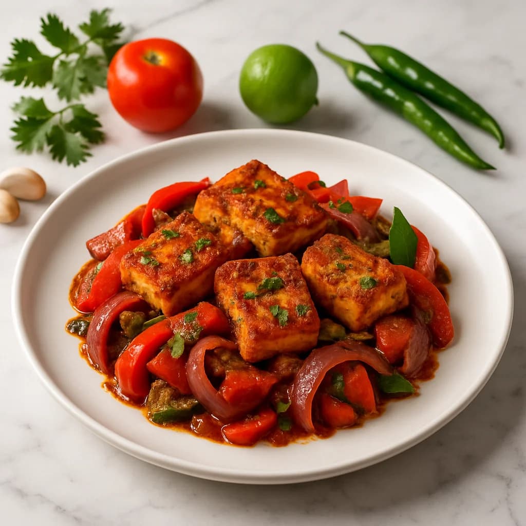 Crispy Tawa Paneer Masala recipe