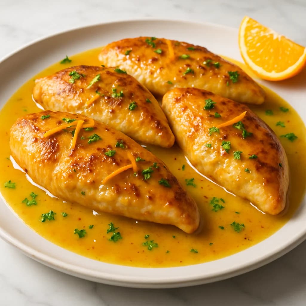 Dutch Chicken with Orange-Dijon Sauce recipe