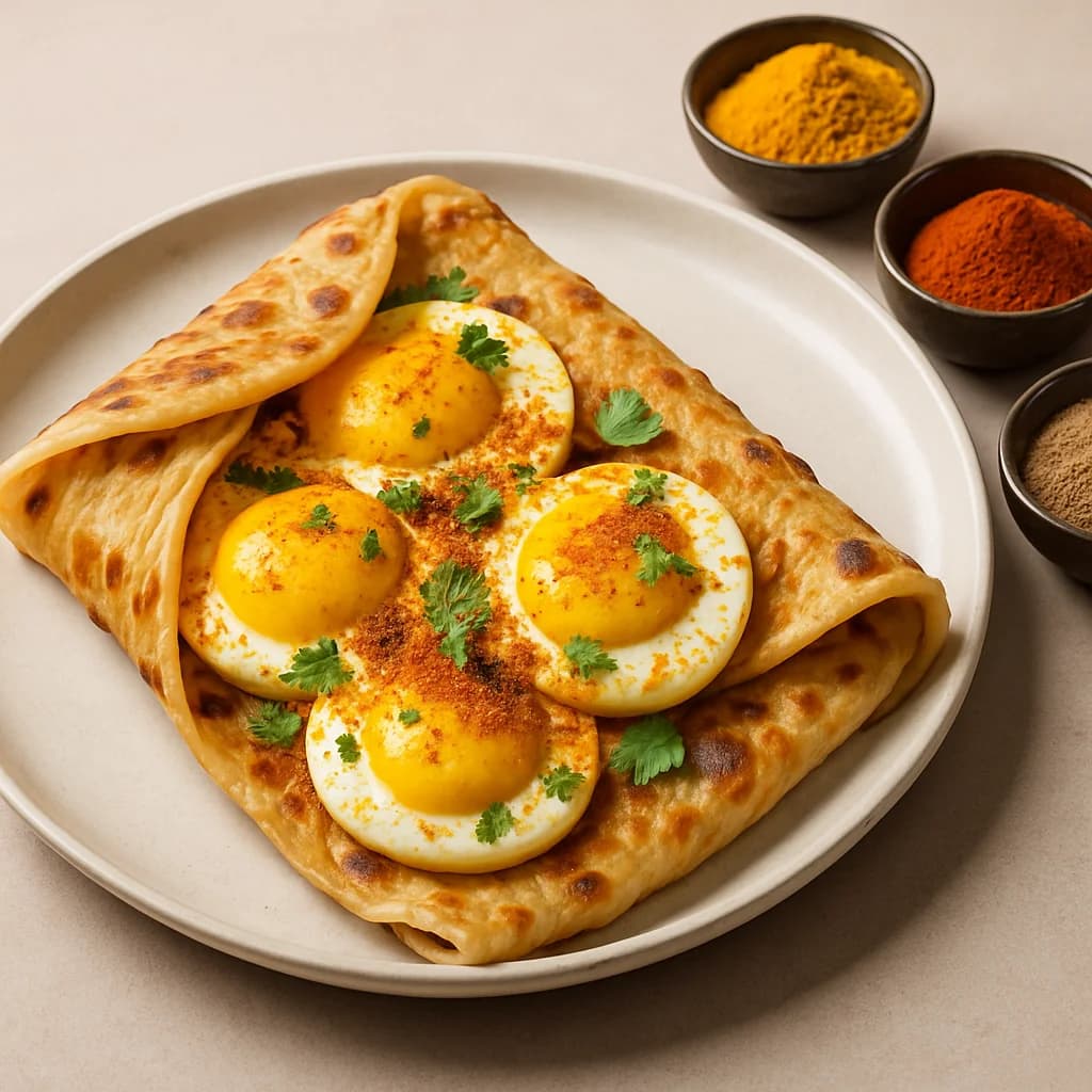 Egg Frankie recipe