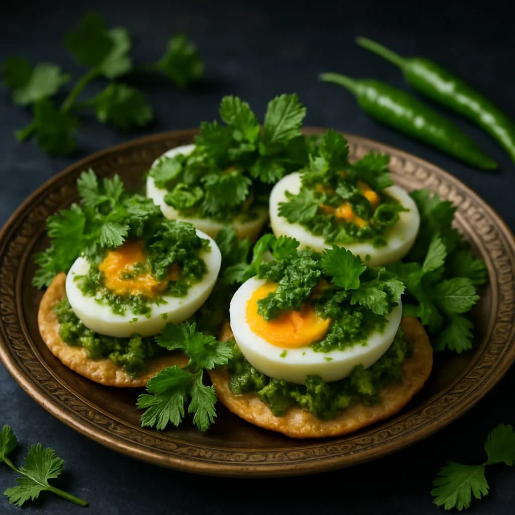 Egg Sevpuri recipe