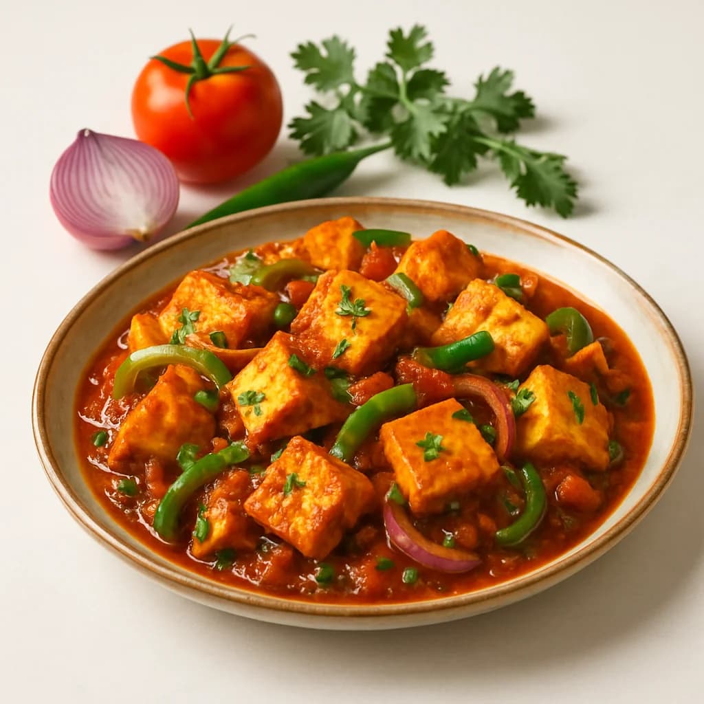 Flavorsome Punjabi Kadhai Paneer recipe