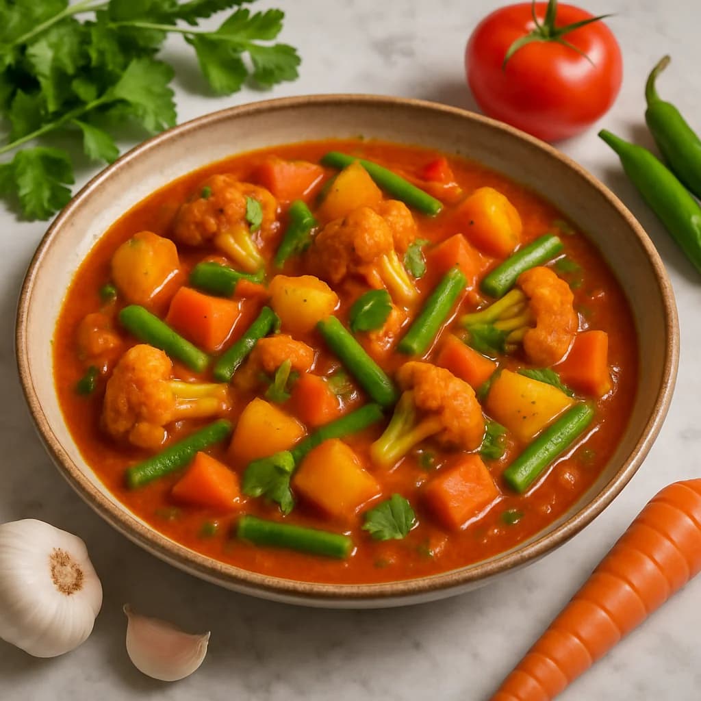 Flavorsome Veg Dum Curry recipe