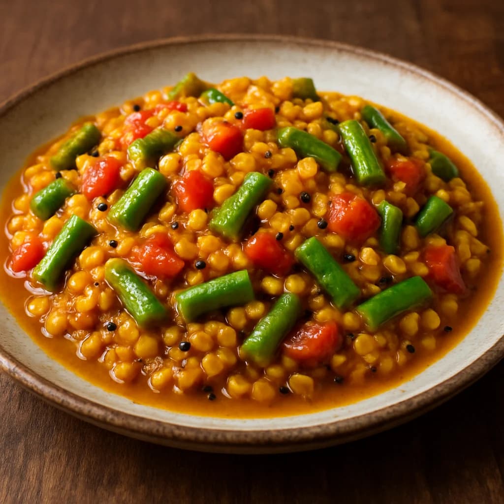 Garden Fresh Vegan Lentil Curry recipe