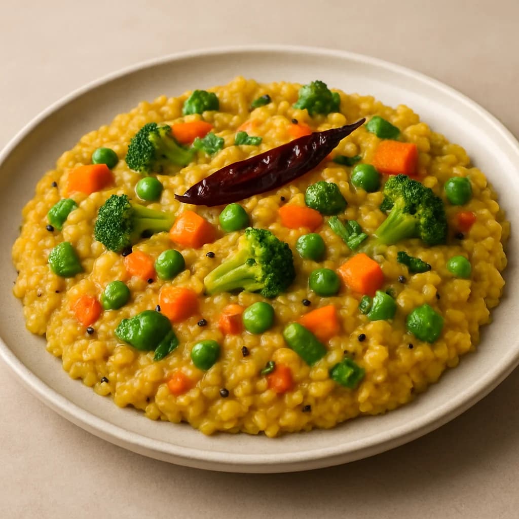 Hearty South Indian Vegetable Khichdi recipe