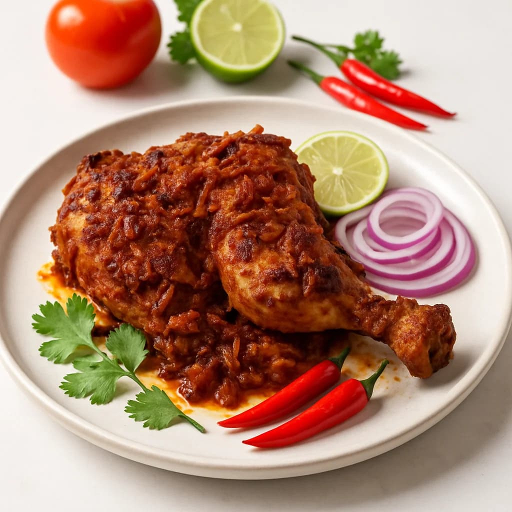 Kerala-Style Spiced Chicken Roast recipe