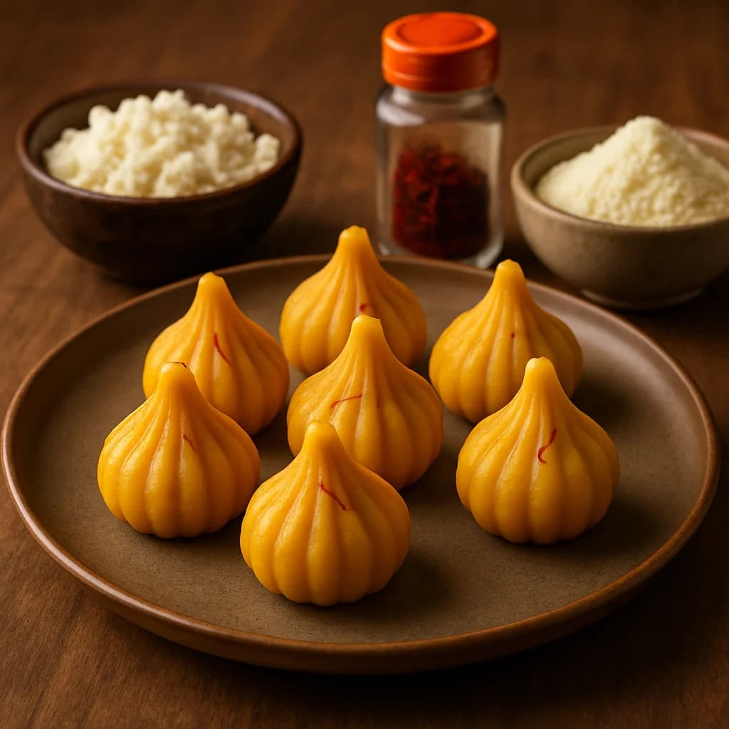 kesar mawa modak Recipe Kit recipe
