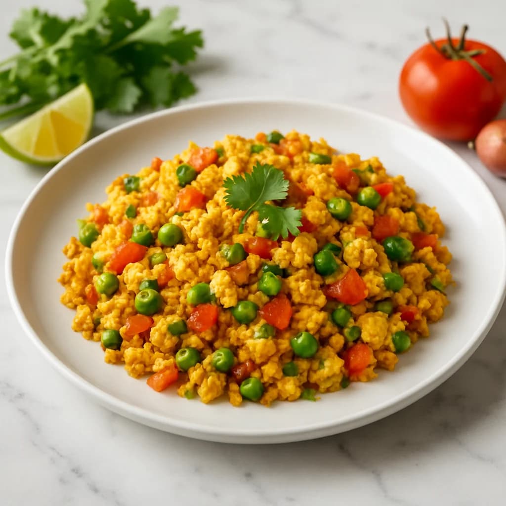Masala Paneer Breakfast Bhurji recipe