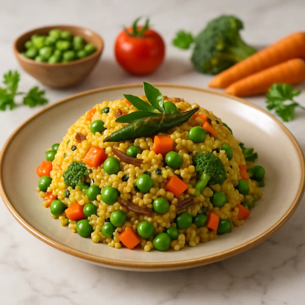 Masala Vegetable Millet Upma recipe