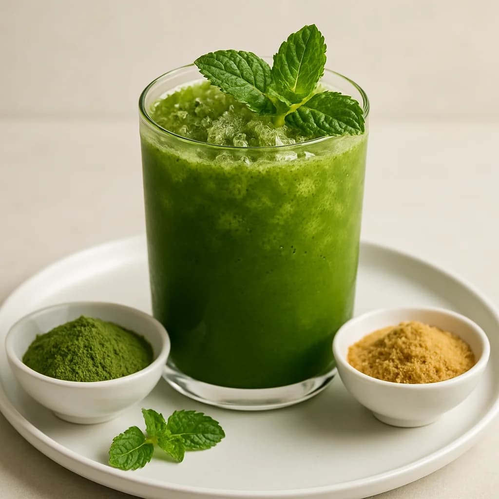 Matcha Mint Cooler recipe