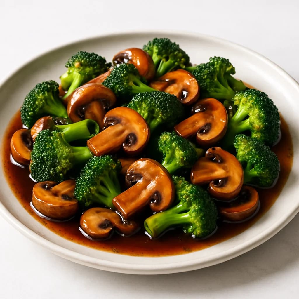 Mushroom Broccoli Stir-Fry recipe