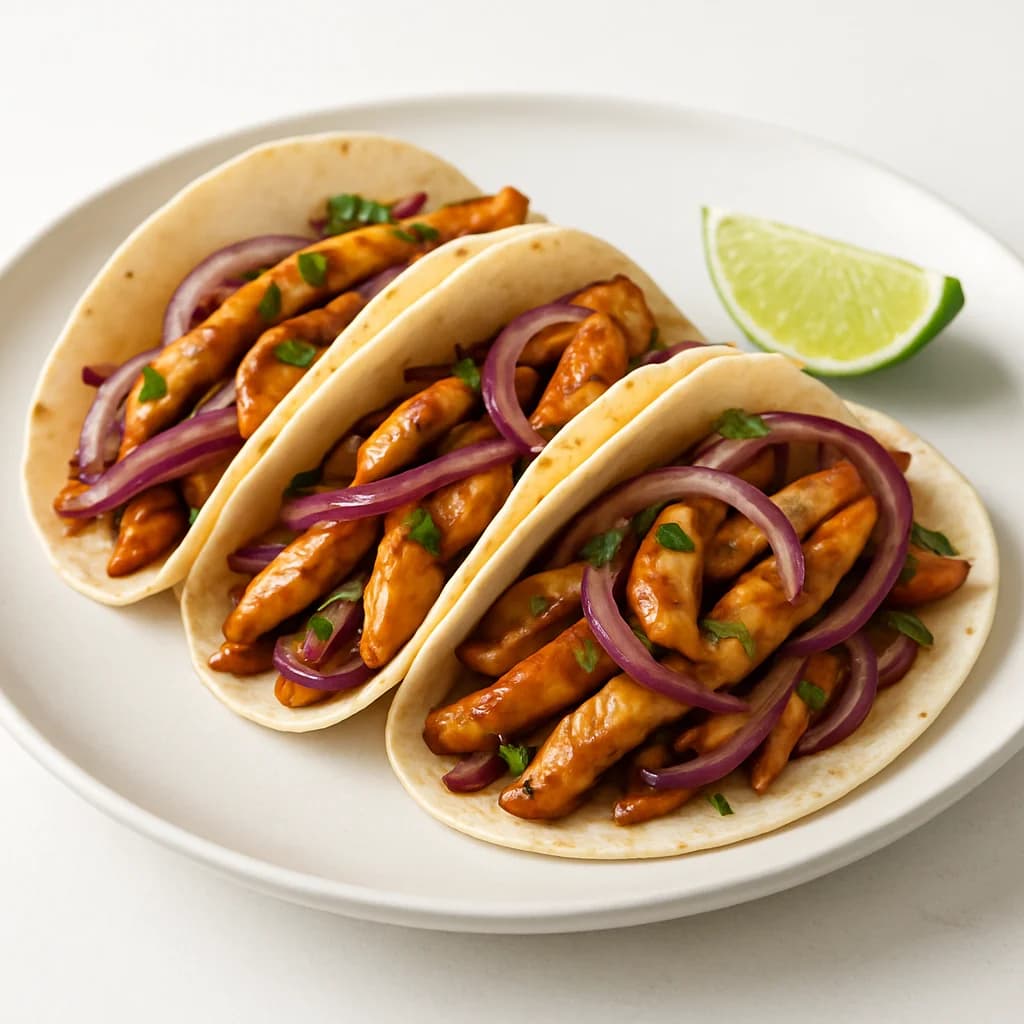 One-Pan Chicken Stir-Fry Tacos recipe