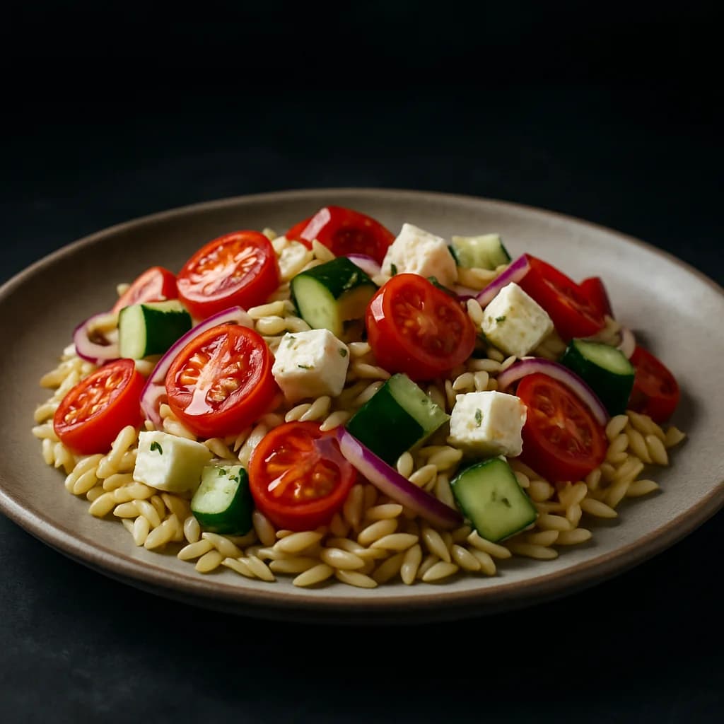 Orzo Feta Salad recipe
