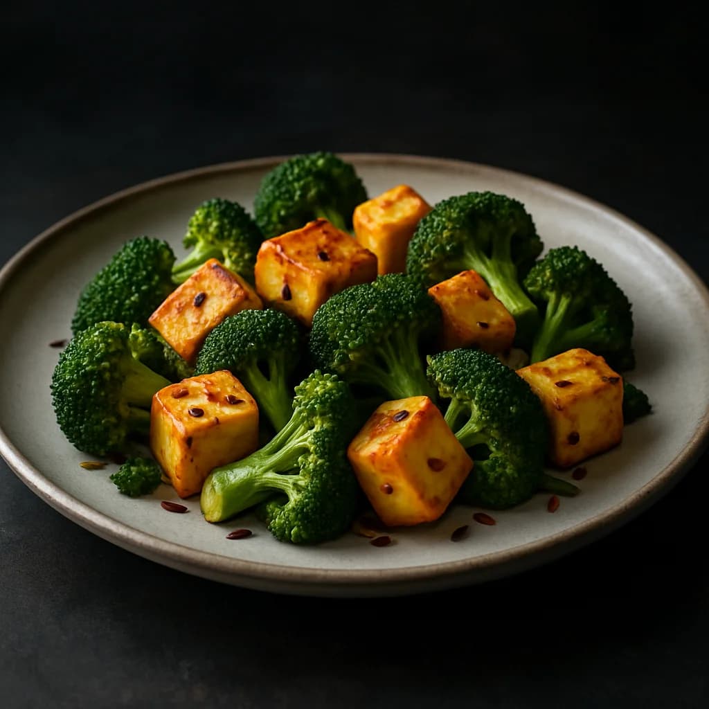 Paneer & Broccoli Stir-Fry recipe