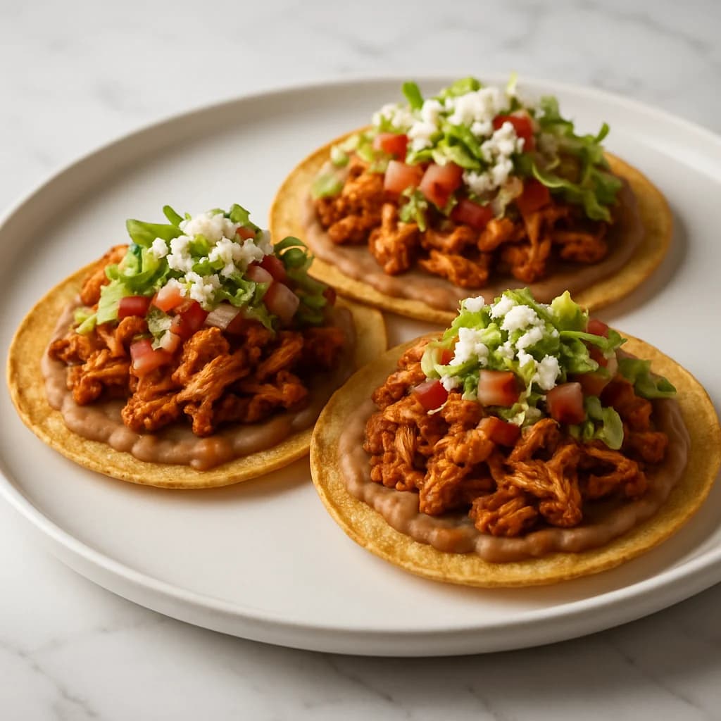 Pork Tostadas Supremas recipe