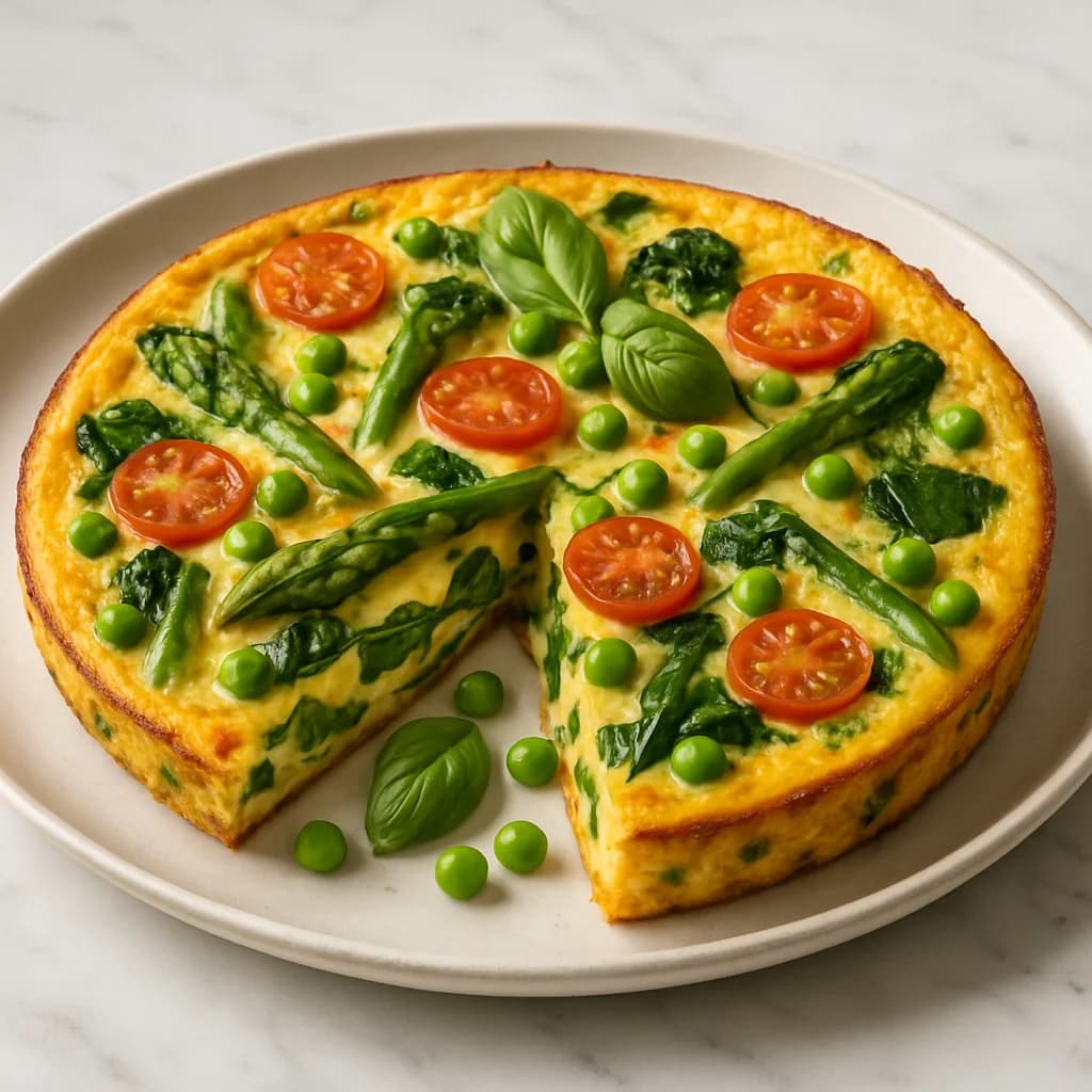 Savory English Garden Frittata recipe