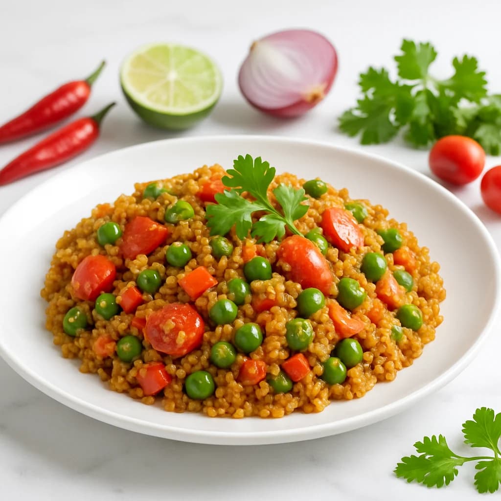 Savory Tawa Masala Quinoa recipe