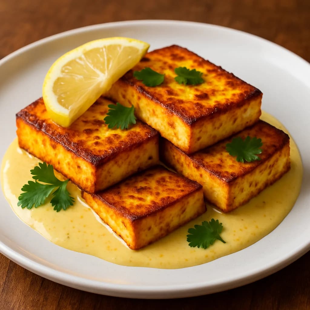 Seared Salmon with Lemon-Dijon Sauce recipe