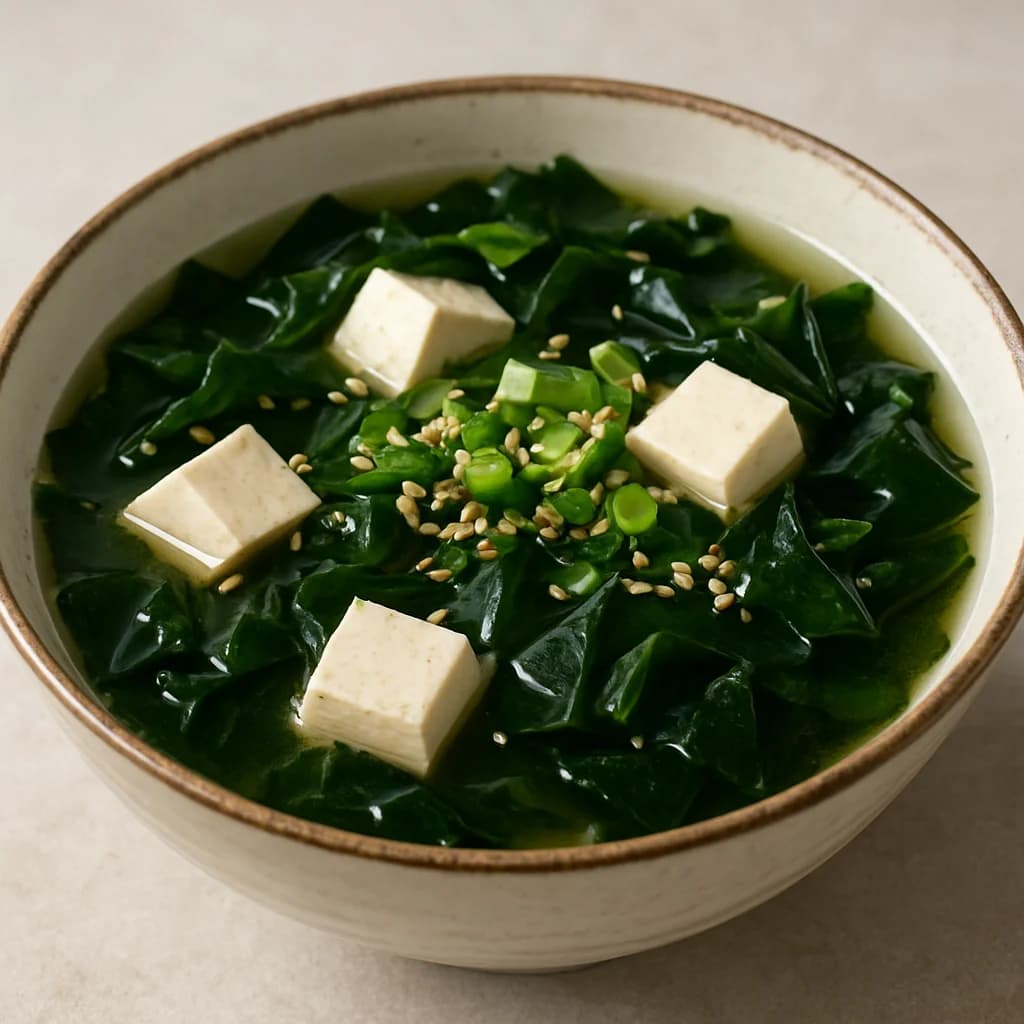 Seoul-Style Vegan Seaweed Soup recipe