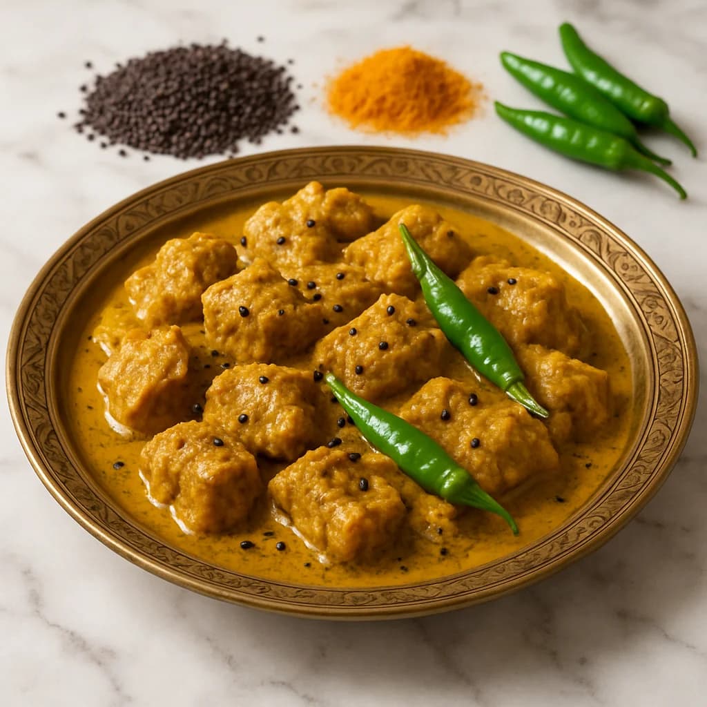 Shorshe Mangsho (Mustard Lamb Curry) recipe
