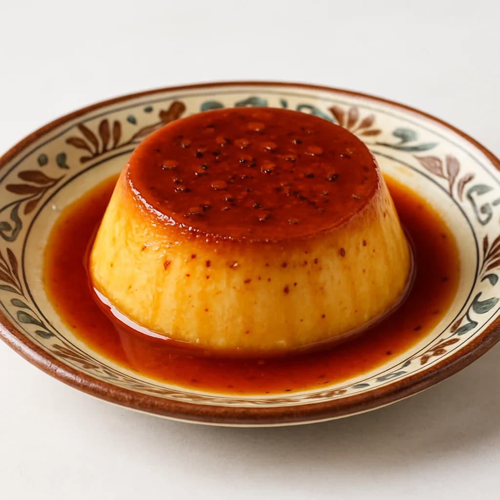 Smoky Chipotle Caramel Flan recipe
